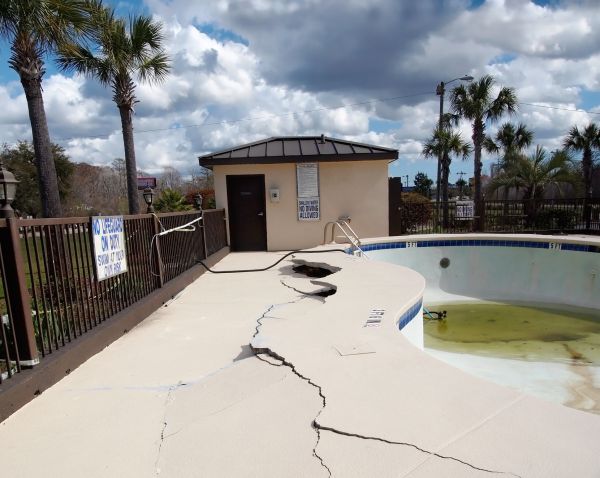 Cracked Patio Repair in Oroville